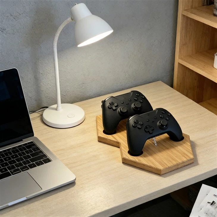 Bamboo Gaming Controllers Storage Stand Holder best